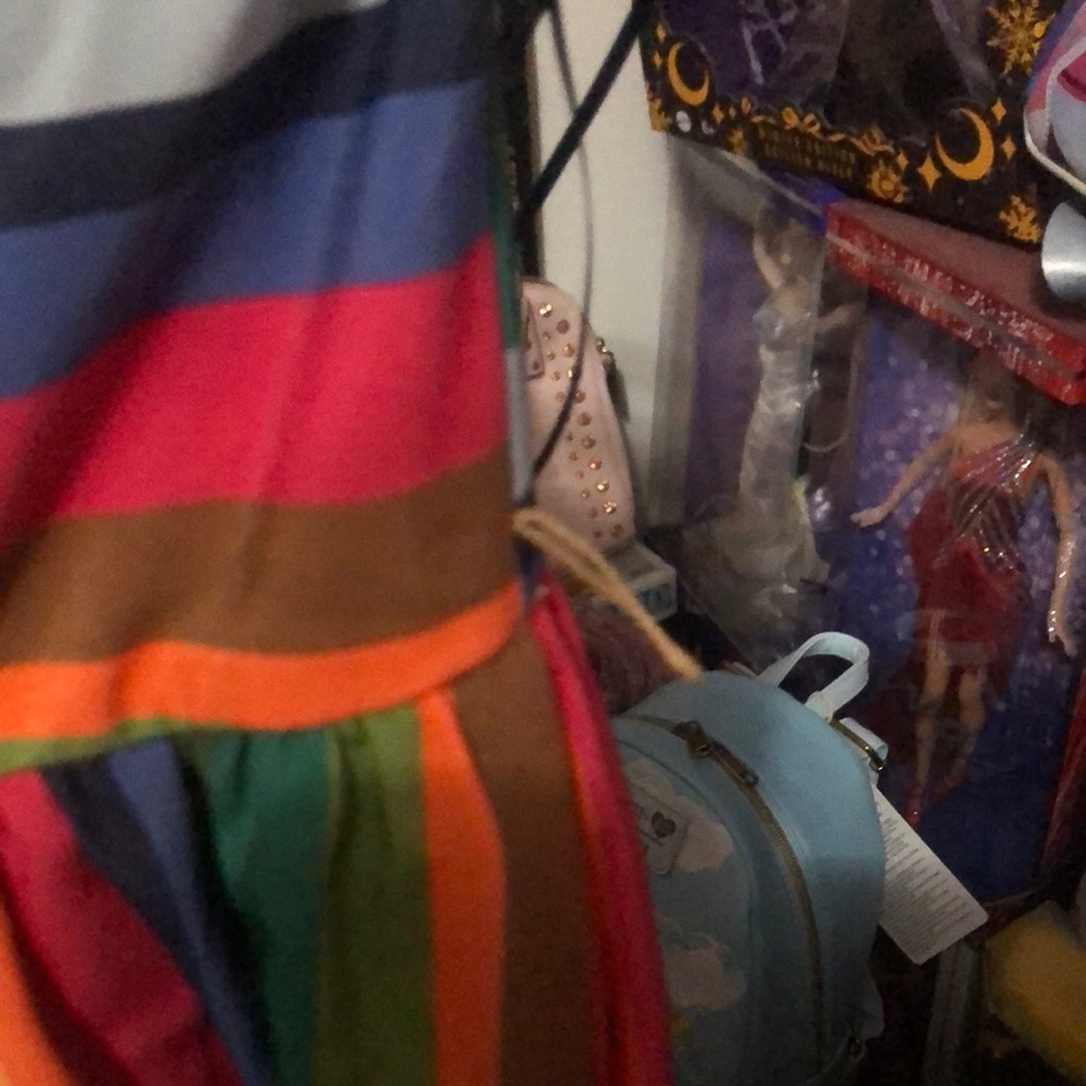 Modcloth Multicolor Striped Backless Dress - Picture 2 of 4